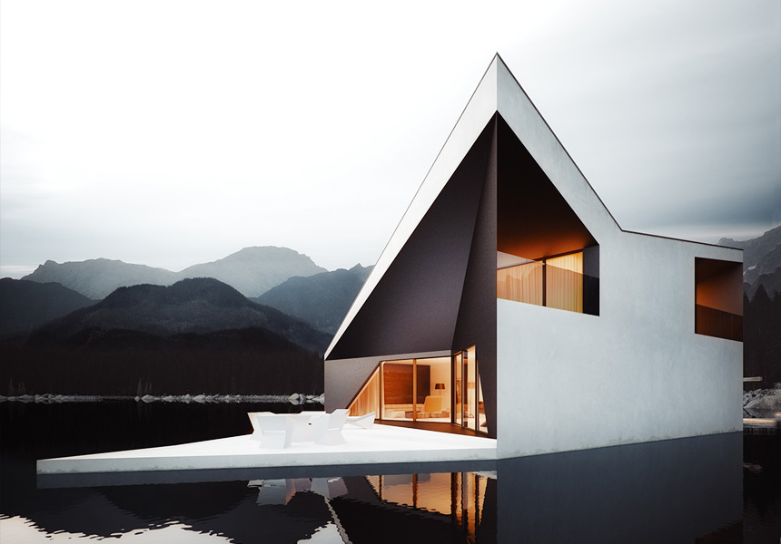 Концепт современного частного дома от шведских архитекторов