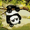 Маленькая панда размер 30х20 Ag 005