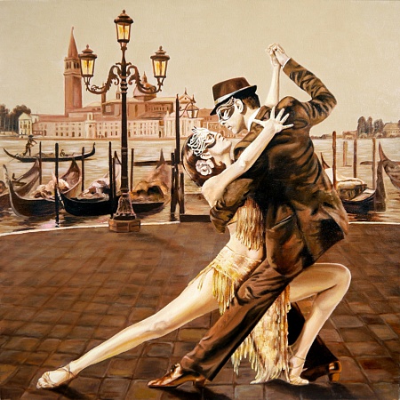 Венецианское танго размер 40х40 Ag 2718