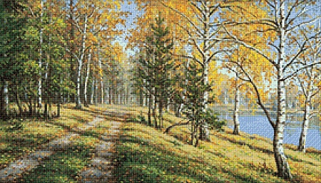 Осенний пейзаж размер 70х40 Ag 2606